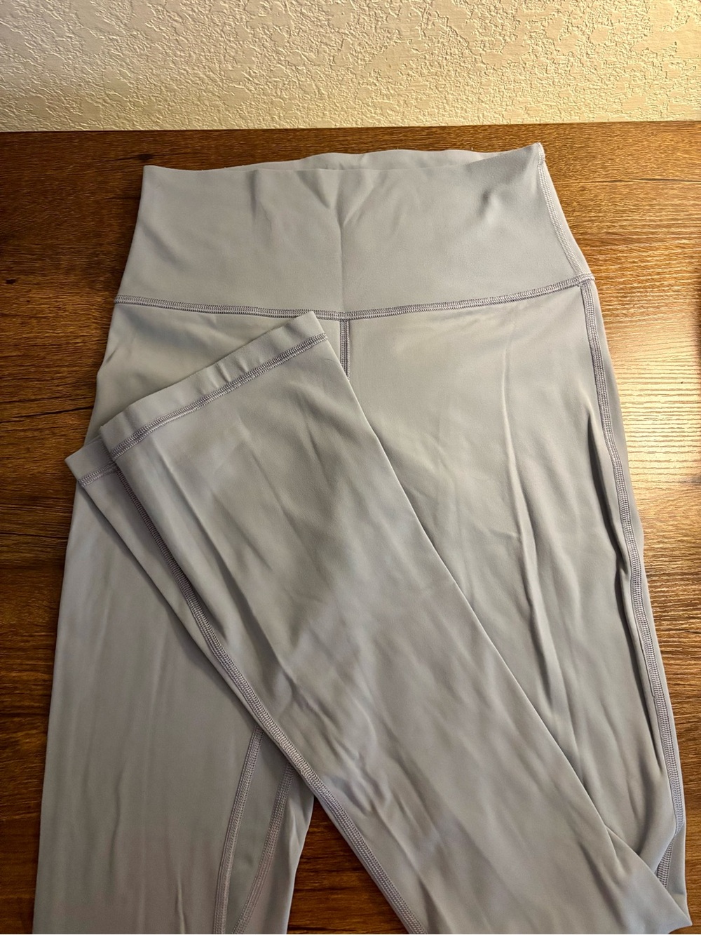 lululemon athletica Light Gray High-Waist Leggings